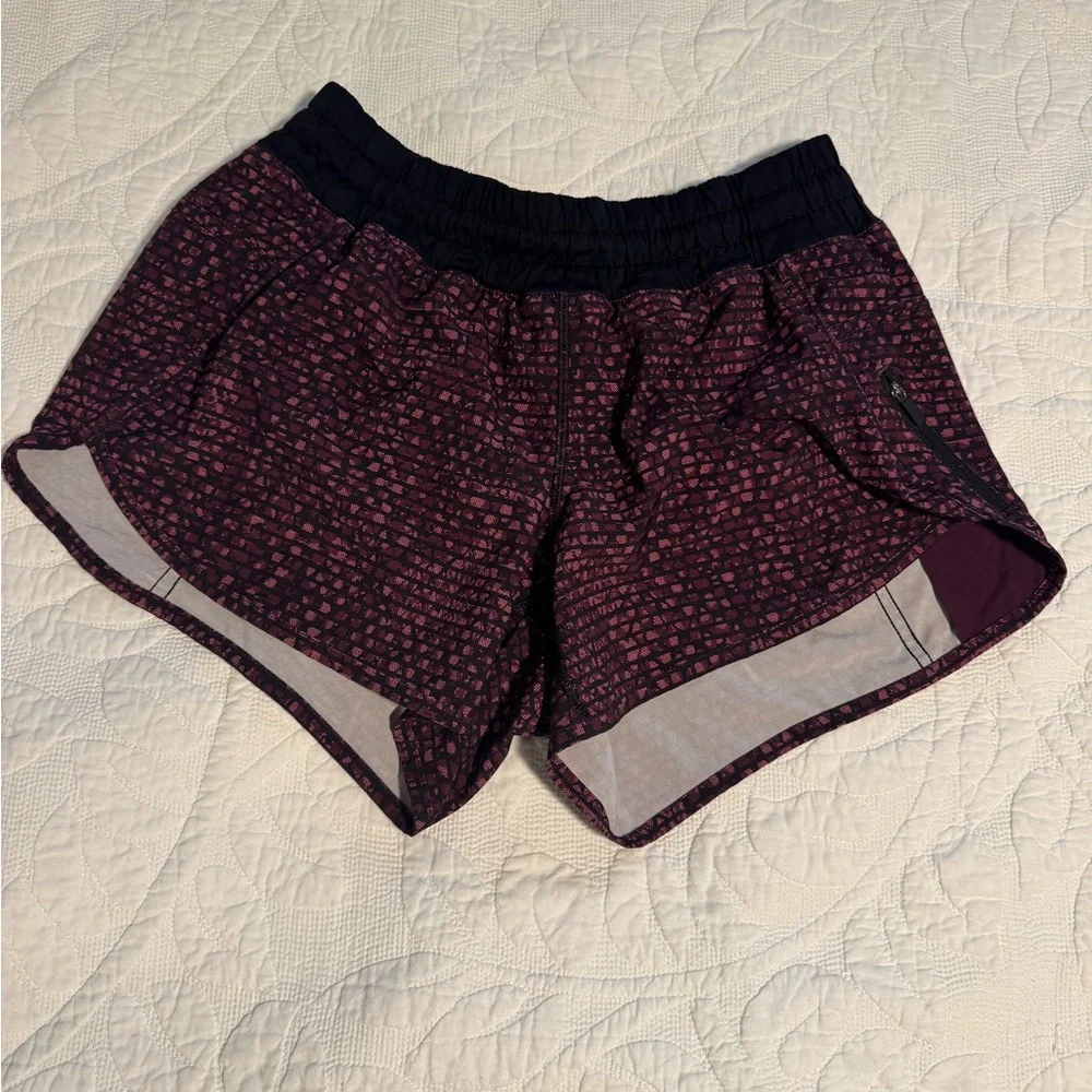 Lululemon Black and Pink Athletic Shorts - Picture 1 of 4